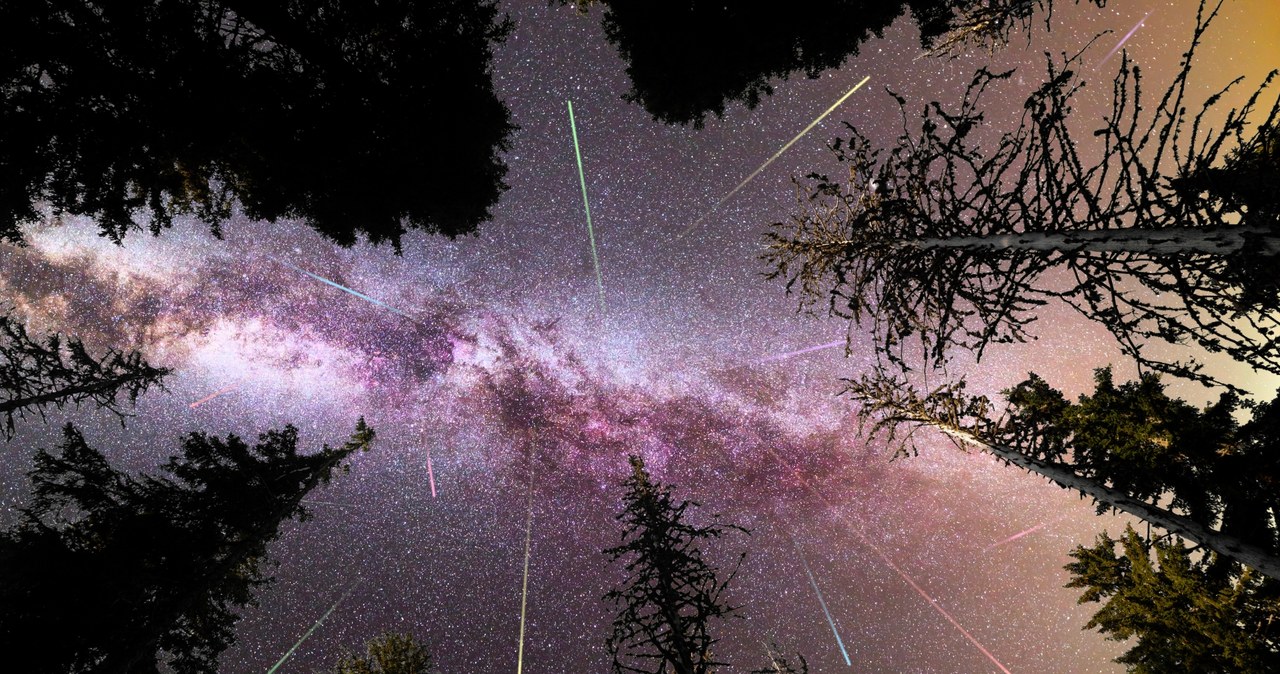 Deszcze meteorów w listopadzie. Kiedy oglądać roje spadających gwiazd? /123RF/PICSEL