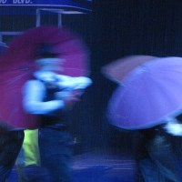 Próba do spektaklu "Deszczowa piosenka" w Teatrze Roma 