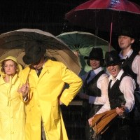 Próba do spektaklu "Deszczowa piosenka" w Teatrze Roma 