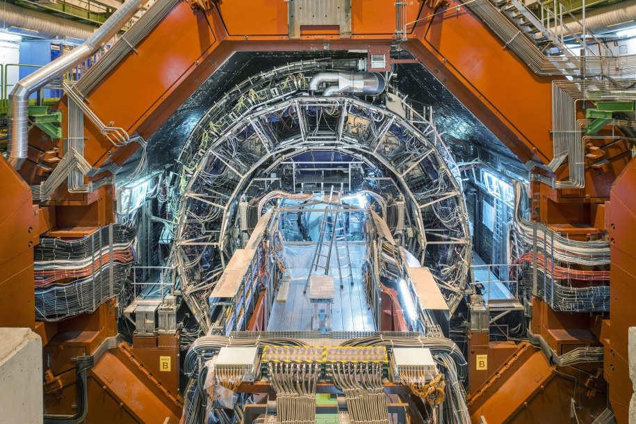 Detektor ALICE Wielkiego Zderzacza Hadronów /CHRISTIAN BEUTLER /PAP/EPA