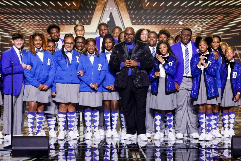 Detroit Youth Choir w "Mam talent" /Trae Patton/NBC /Getty Images