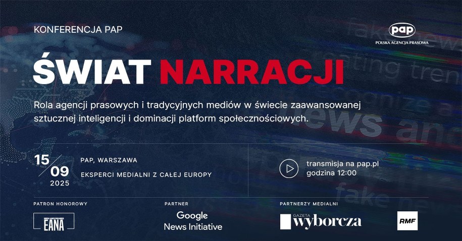 Dezinformacja, AI i rola dziennikarzy. Eksperci z całej Europy spotkają się w Warszawie /Materiały dystrybutora