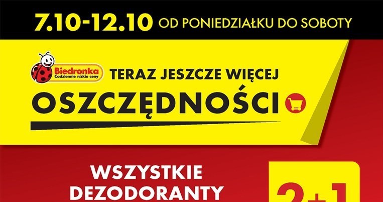 Dezodoranty i antyperspiranty w Biedronce /Biedronka /INTERIA.PL