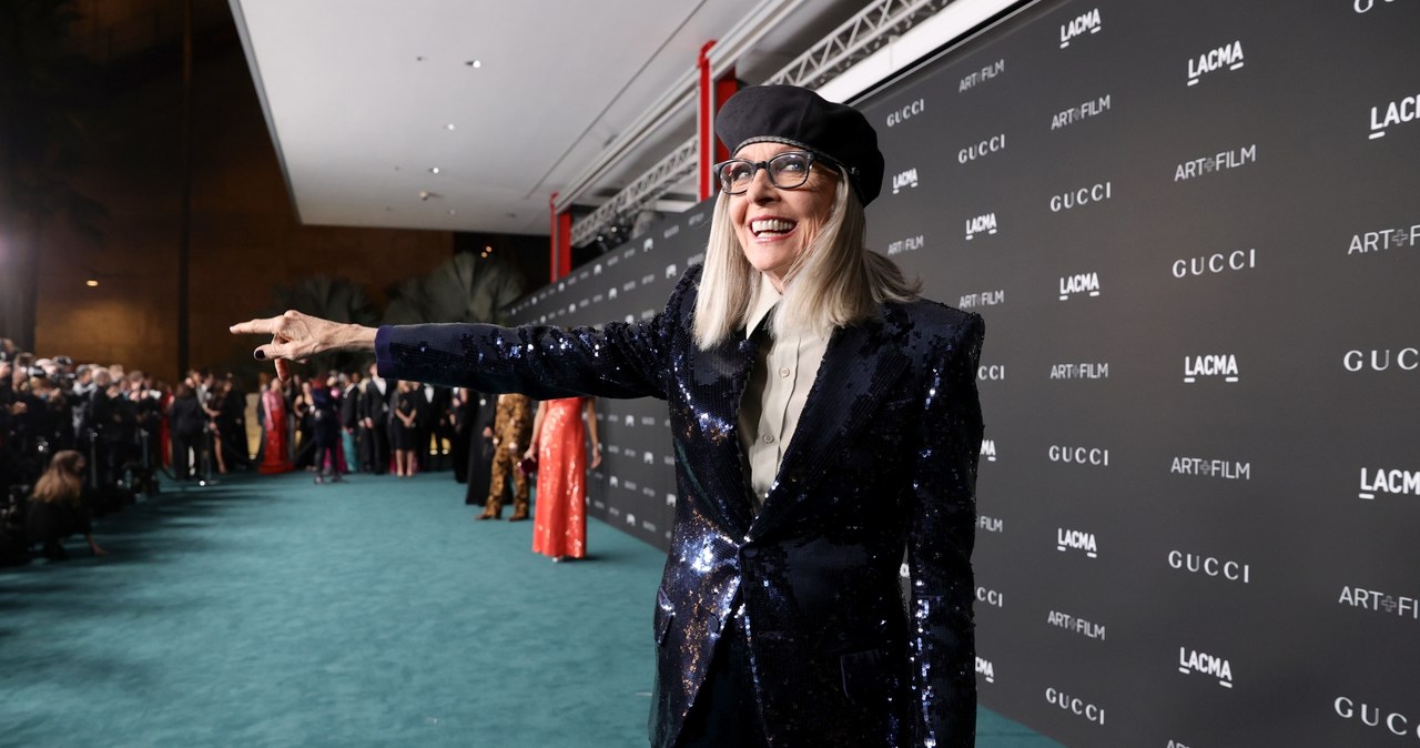 Diane Keaton była niezwykle rozbawiona poczdas gali LACMA /Getty Images