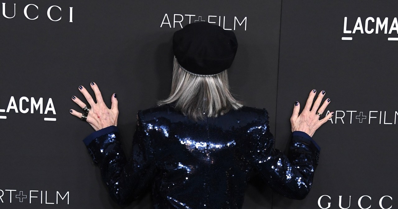 Diane Keaton wygłupiała się i żatrowała podczas gali LACMA /Getty Images