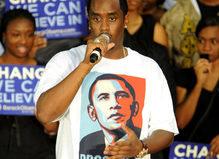 Diddy aktywnie uczestniczył w kampanii wyborczej, agitując na rzecz Obamy - fot. Larry Marano /Getty Images/Flash Press Media