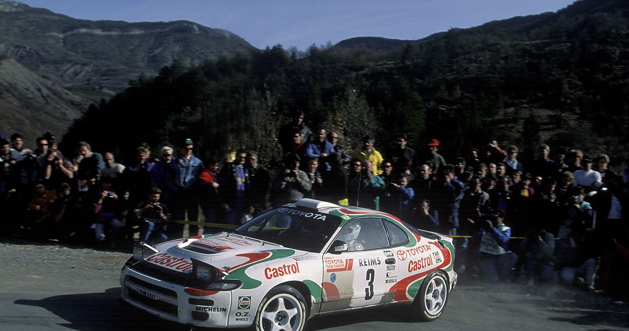 Didier Auriol i Celica GT-Four /Informacja prasowa