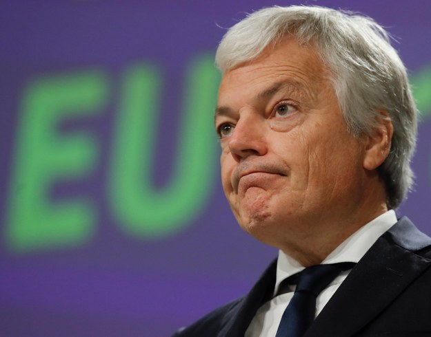 Didier Reynders - listopad 2021 r. /OLIVIER HOSLET /PAP/EPA