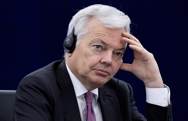 Didier Reynders w trakcie listopadowej debaty w Parlamencie Europejskim /RONALD WITTEK /PAP/EPA