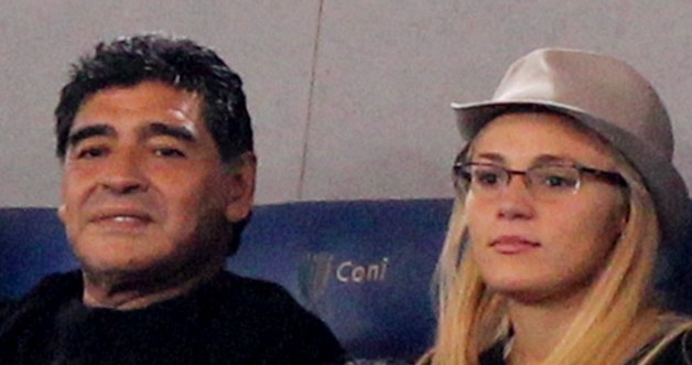 Diego Maradona z kochanką /- /Getty Images