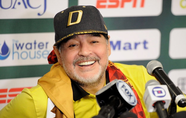 Diego Maradona (zdj. arch.) /HECTOR DAYER /PAP/EPA