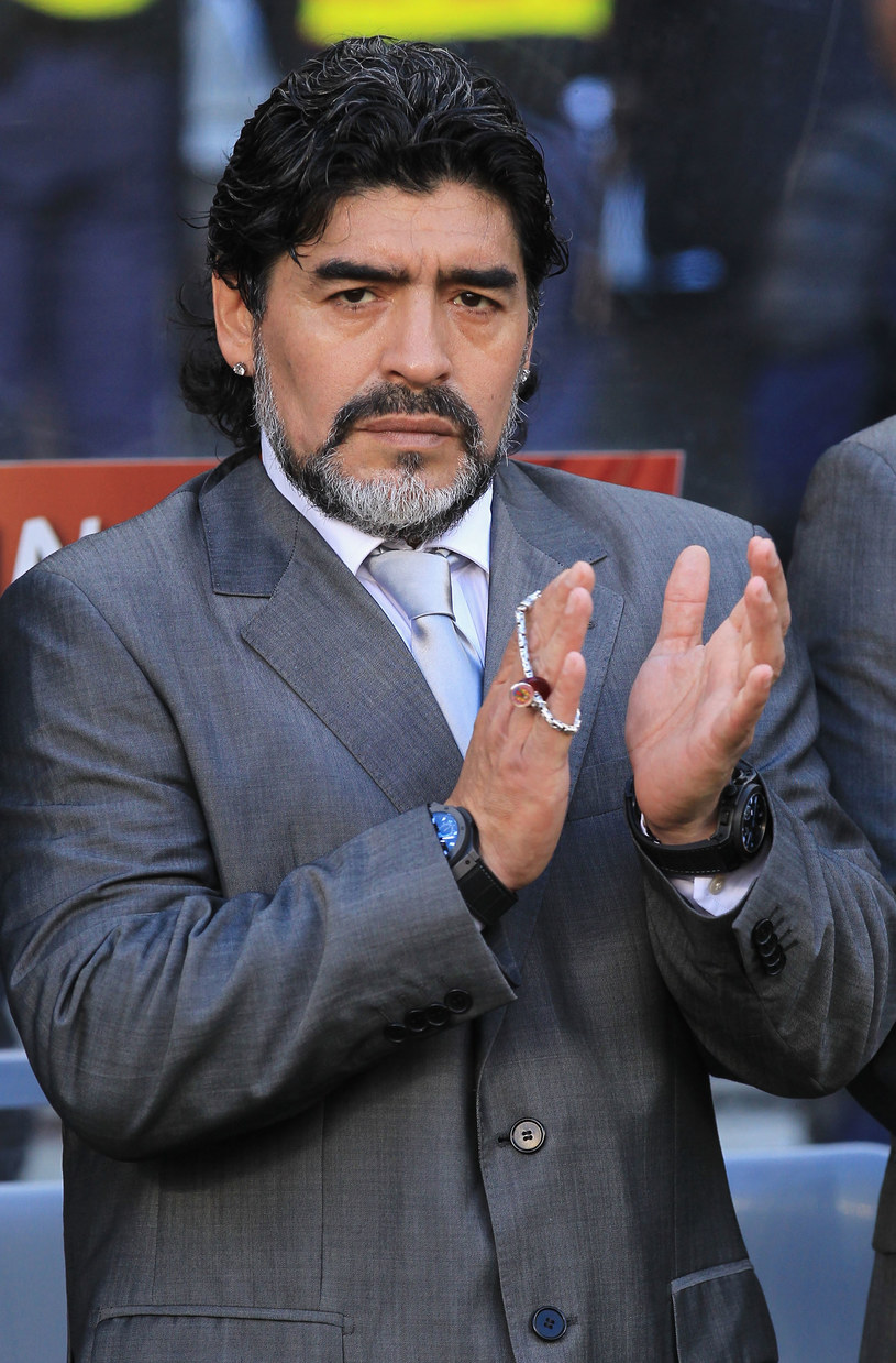 Diego Maradona /- /Getty Images