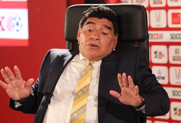 Diego Maradona /JAMAL NASRALLAH /PAP/EPA