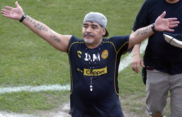 Diego Maradona /JUAN CARLOS CRUZ /PAP/EPA