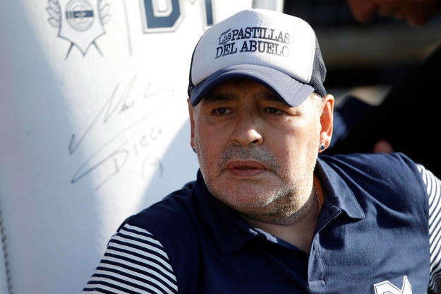 Diego Maradona /Demian Alday Estevez /PAP/EPA