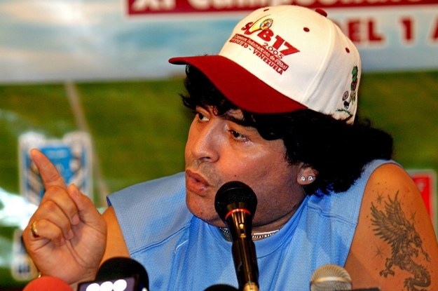 Diego Maradona /ALEJANDRO PAREDES LA VERDAD /PAP/EPA