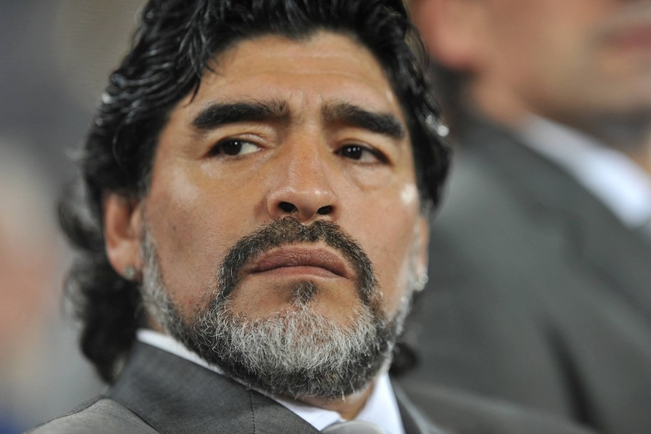 Diego Maradonna (zdjęcie z 2010 r.) /Anthony Stanley / Avalon /PAP/Photoshot