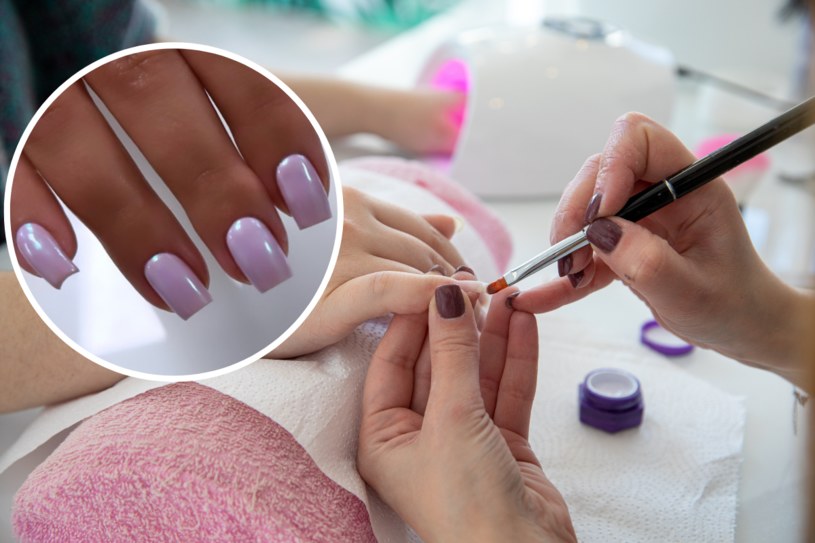 Digital lavender nails to nowy hit w salonach kosmetycznych /123RF/PICSEL