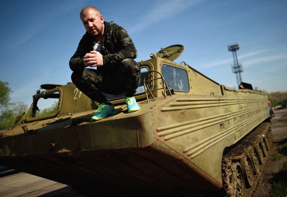 Dinko Valev chętnie pozuje do zdjęć /VASSIL DONEV /PAP/EPA