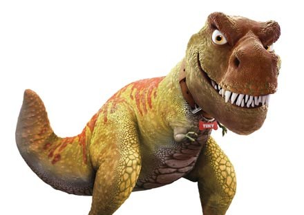 Dinozaur Tyci jest jednym z bohaterów "Rodzinki Robinsonów" /