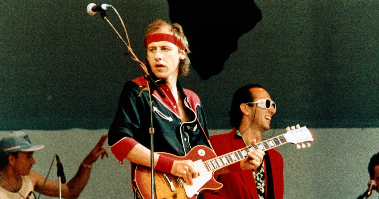 Dire Straits w trakcie fenomenalnego koncertu na Live Aid, 1985. /Peter Still/Redferns /Getty Images