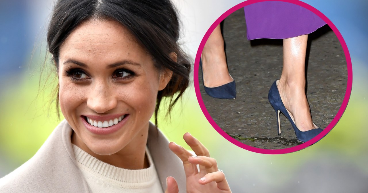 Dlaczego Meghan Markle nosi za duże buty? Znamy już odpowiedź /Charles McQuillan /Getty Images