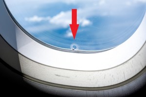 Dlaczego okna w samolocie mają małe dziurki? Ważny powód