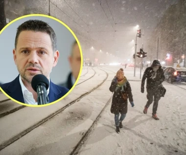 Dlaczego śnieg sparaliżował Warszawę? Trzaskowski napisał "wytłumaczenia"