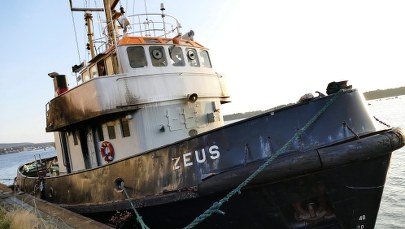 Dlaczego spłonął holownik Zeus? Wyjaśni prokuratura