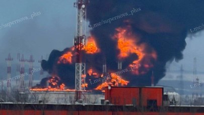 Długie ręce Kijowa. Płonie kluczowy obiekt rosyjskiego sektora naftowego