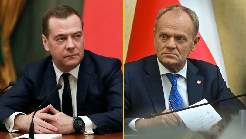 Dmitrij Miedwiediew, Donald Tusk /DMITRY ASTAKHOV/SPUTNIK/GOVERNMENT PRESS SERVICE POOL/	Piotr Nowak /PAP