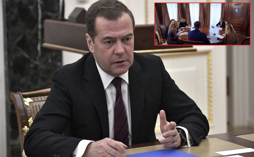 Dmitrij Miedwiediew pochwalił się rosyjską bronią /Aleksey Nikolskyi/Kremlin Pool/Zuma Press/Twitter /Agencja FORUM