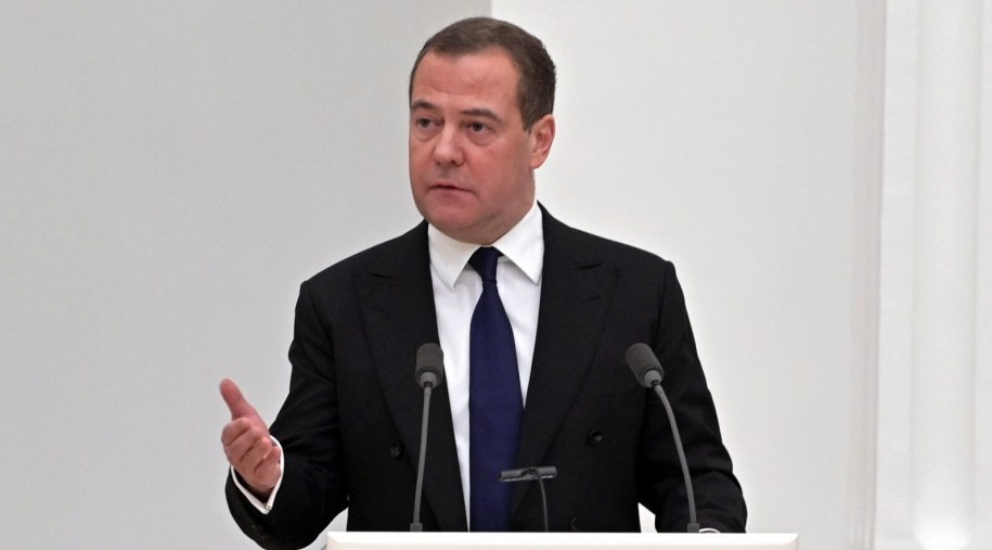 Dmitrij Miedwiediew /ALEXEI NIKOLSKY / KREMLIN POOL / SPUTNIK MANDATORY CREDIT /PAP/EPA