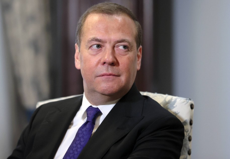 Dmitrij Miedwiediew /EKATERINA SHTUKINA / SPUTNIK / GOVERNMENT PRESS SERVICE POOL /PAP/EPA