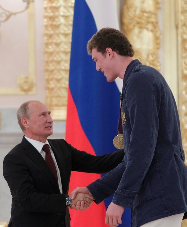 Dmitrij Muserski został odznaczony przez prezydenta Rosji Władimira Putina /MAXIM SHEMETOV / POOL /PAP/EPA