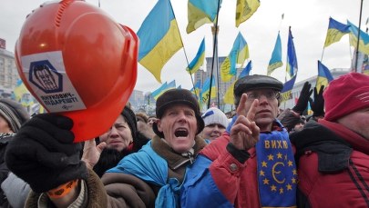 Do 200 tys. ludzi na akcji "Dzień Godności" w Kijowie 