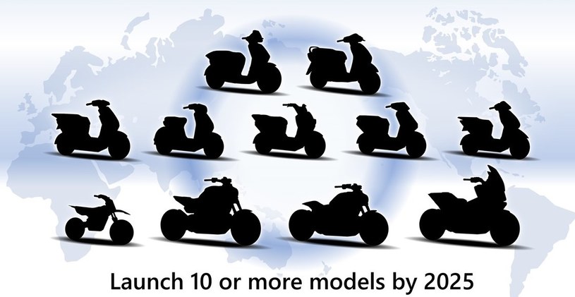 Do 2025 roku Honda chce wprowadzić co najmniej 10 modeli elektrycznych motocykli. /Honda /materiały prasowe