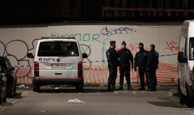 Do ataku nożownika doszło w Brukseli /OLIVIER HOSLET/AFP/ /PAP/EPA