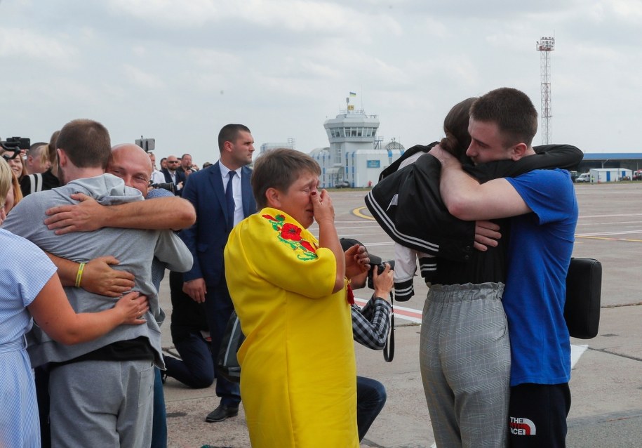 Do historycznej wymiany więźniów doszło 7 września /SERGEY DOLZHENKO /PAP/EPA