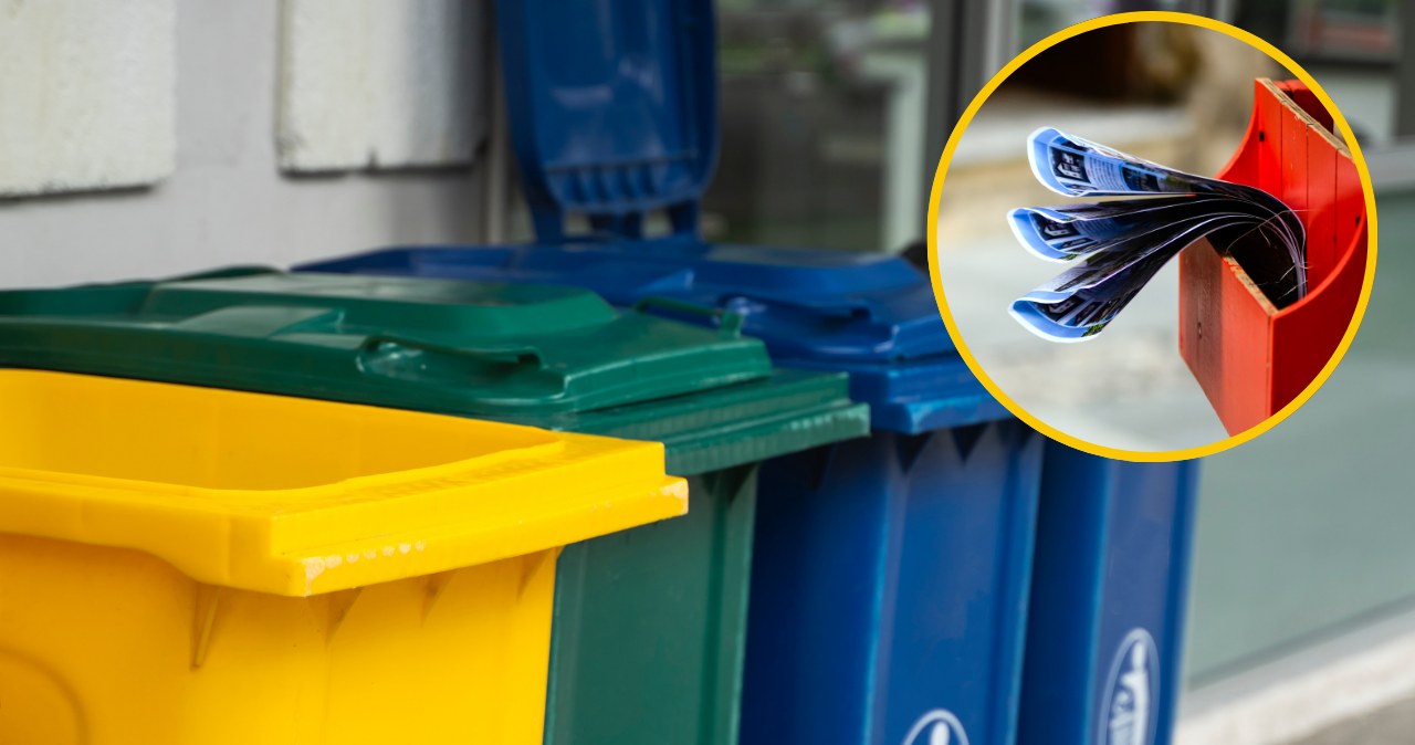 Do jakiego kosza wyrzucać ulotki reklamowe? Wiele osób popełnia błąd /Canva /Pixel