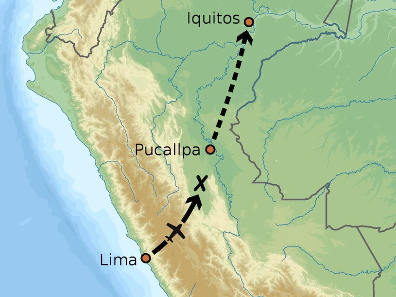 Do katastrofy doszło w dżungli amazońskiej w pobliżu miejscowości Pucallpa / zdjęcie: wikipedia /domena publiczna