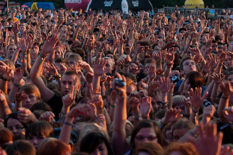 Do Krakowa zjechało ponad 40 tysięcy fanów muzyki &nbsp; /Konrad Kubuśka /RMF FM