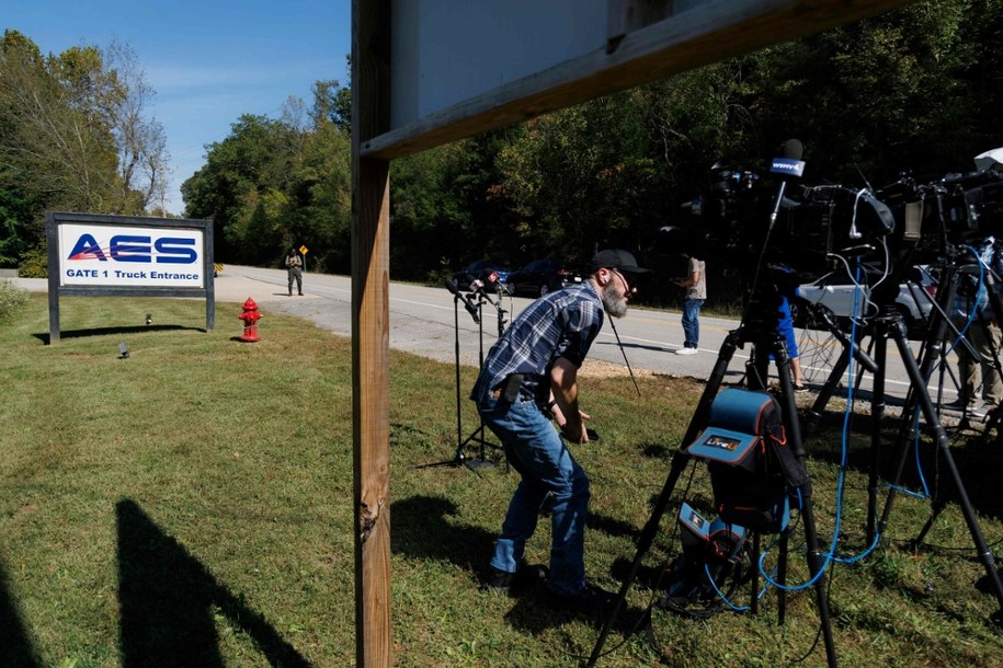 Do McEwen, gdzie doszło do eksplozji, zjeżdżają się media z całych Stanów Zjednoczonych. /Brett Carlsen/Getty AFP/East News /East News