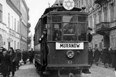 Do obsługi getta używano najstarszych tramwajów /domena publiczna
