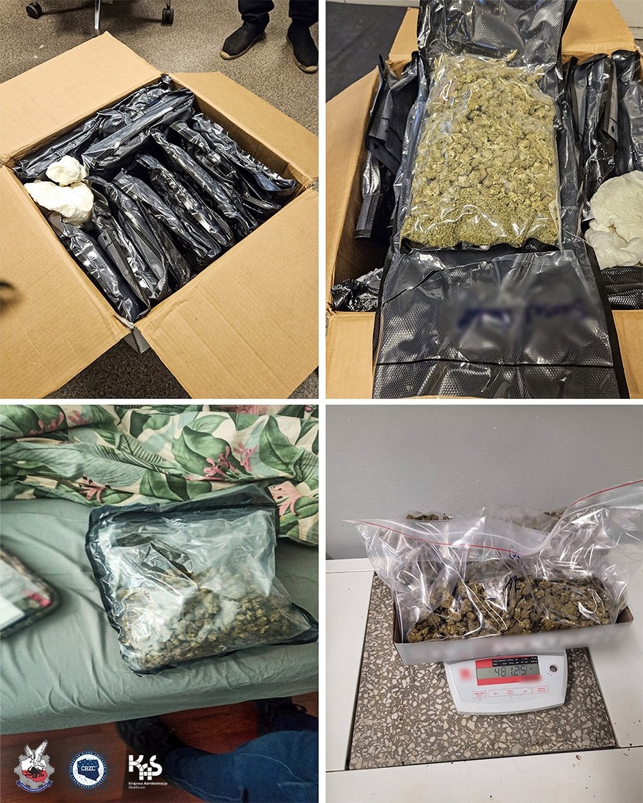 Do Polski mogło trafić nawet 100 kg marihuany /CBŚP