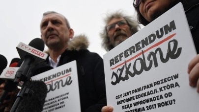 Do Sejmu trafił wniosek o referendum ws. reformy oświaty 