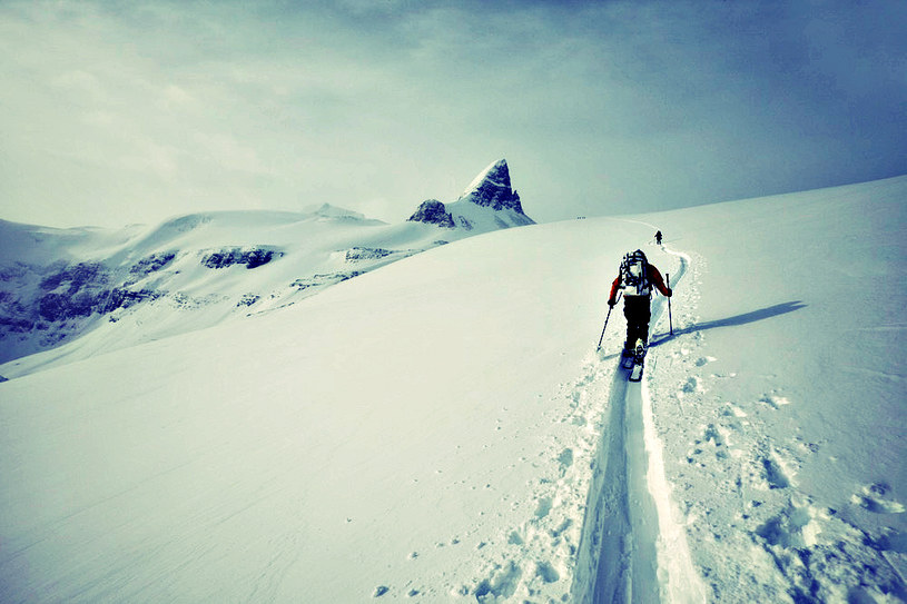 Do ski-toruingu wykorzystuje się specjalne, lżejsze narty. Pomagają one w dostaniu się w z pozoru niedostępne miejsca /East News