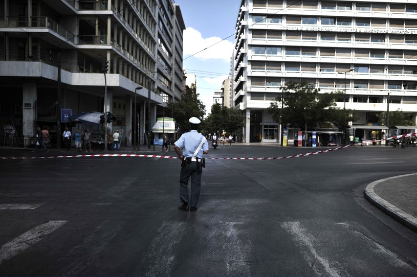 Do strzelaniny w Atenach doszło w sobotę rano /Aris Messinis /AFP