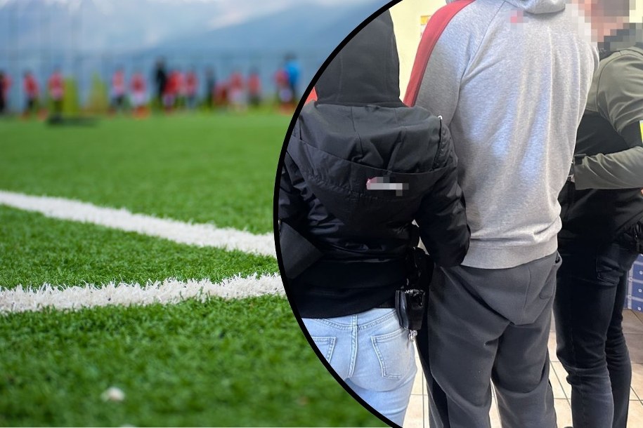 Do szokującego ataku doszło na oczach dzieci na boisku szkolnym /KMP Jaworzno /Shutterstock