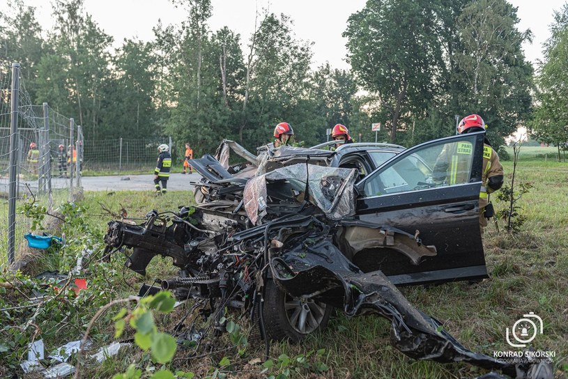 Do tego wypadku doszło na 505 km 18 czerwca 2022 roku. Kierowca w ciężkim stanie trafił do szpitala /Policja
